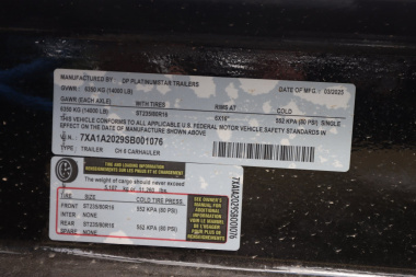 New 2025 7X20 DP Platinum Star Equipment Trailer