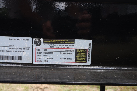 New 2025 7X20 DP Platinum Star Equipment Trailer