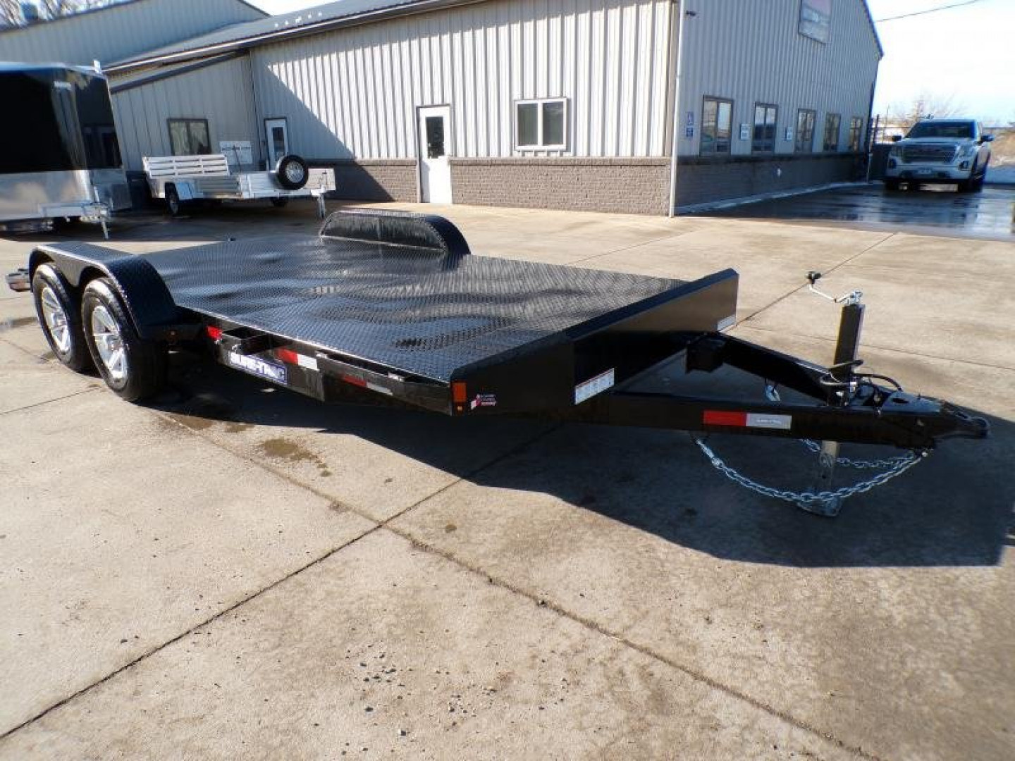 New 2023 Sure-Trac 7X18 STEEL DECK -10k Car Hauler - 891