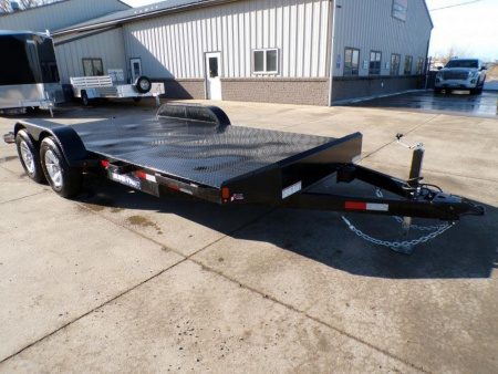New 2023 Sure-Trac 7X18 STEEL DECK -10k Car Hauler - 891