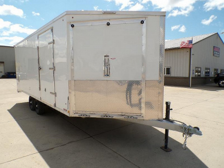 Used 2022 STEALTH PREDATOR 8.5X25-Enclosed Snowmobile Trailer - 853