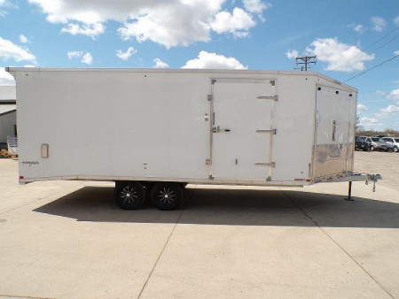 Used 2022 STEALTH PREDATOR 8.5X25-Enclosed Snowmobile Trailer - 853