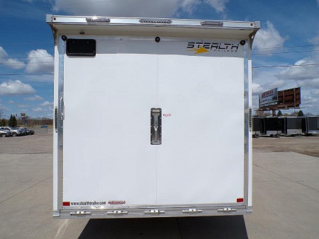 Used 2022 STEALTH PREDATOR 8.5X25-Enclosed Snowmobile Trailer - 853