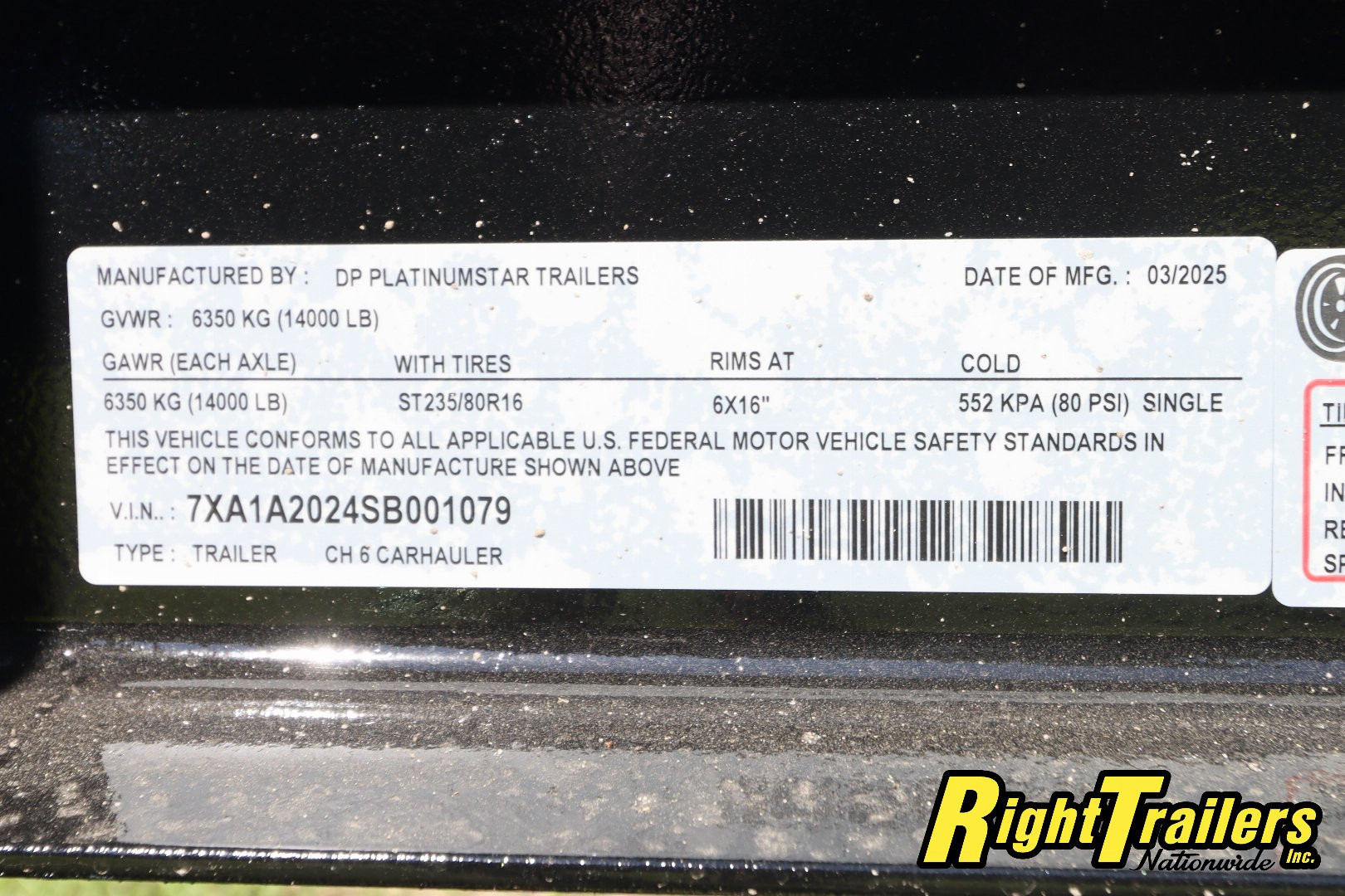 New 2025 8X20 DP Platinum Star BUGGY HAULER