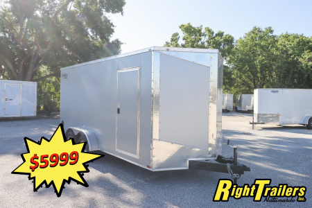 New 2025 7X16 Hook and Line CARGO TRAILER