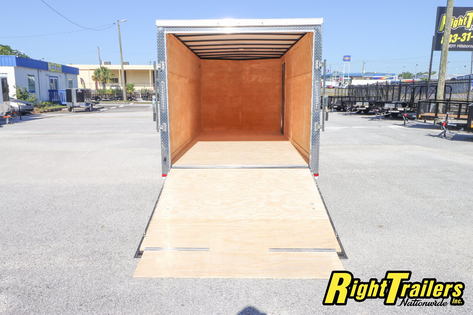 New 2025 7X16 Hook and Line CARGO TRAILER