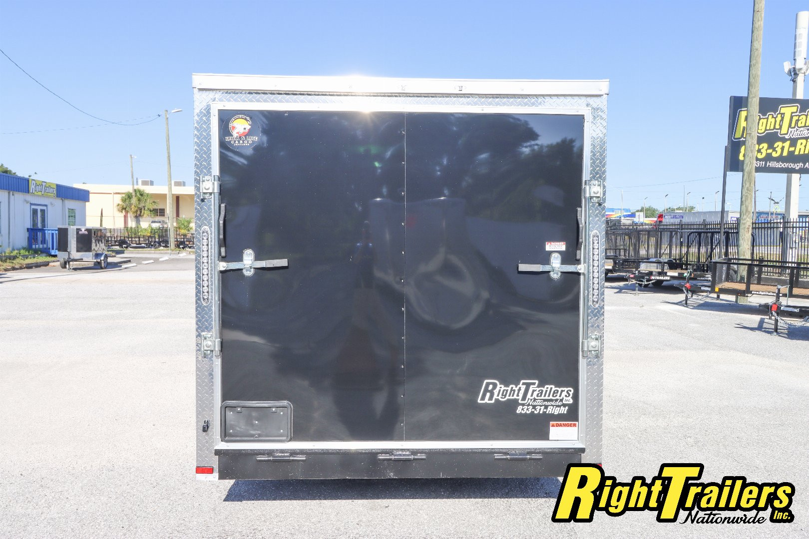 New 2025 7X16 Hook and Line CARGO TRAILER