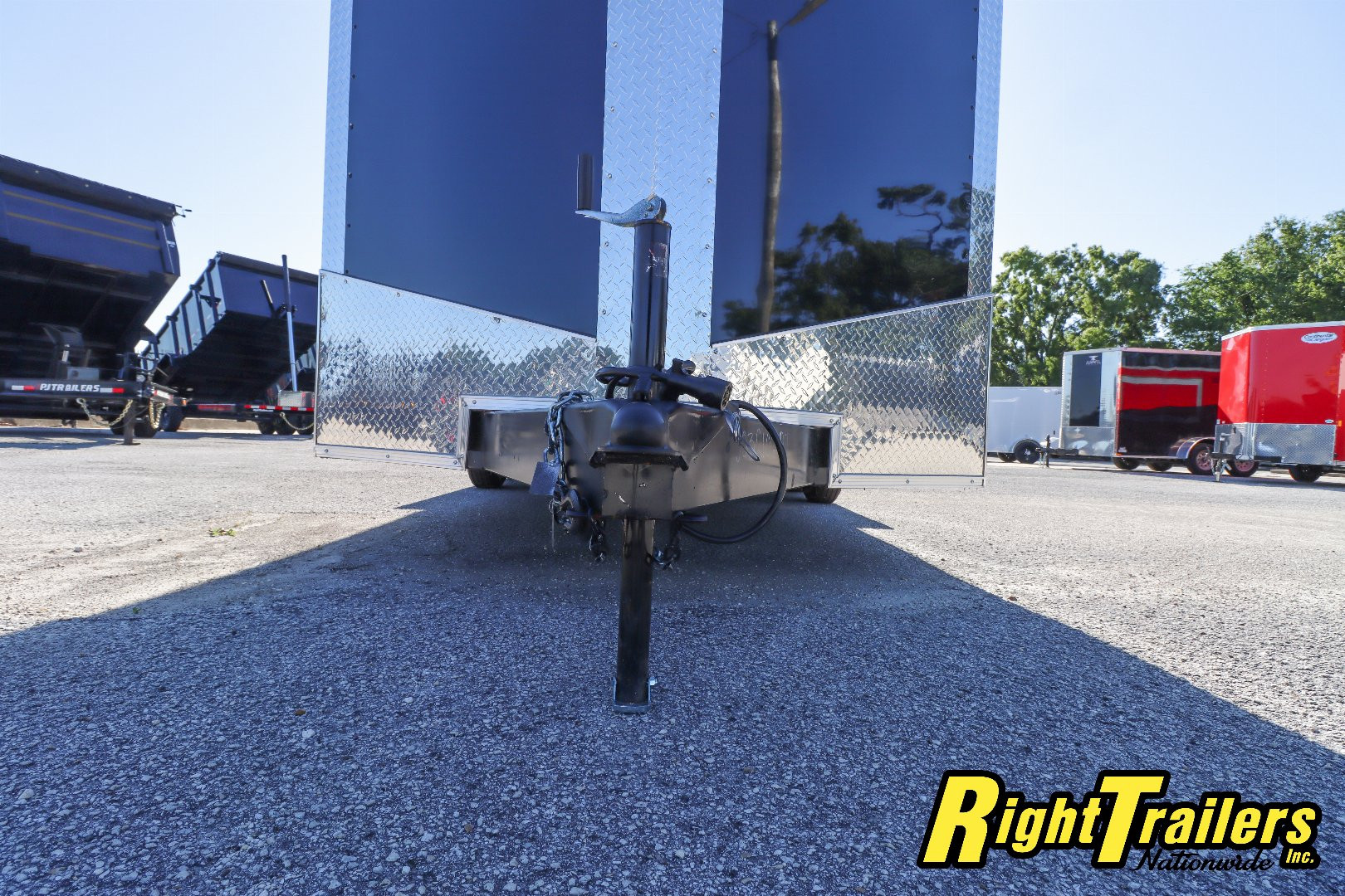 New 2025 7X16 Hook and Line CARGO TRAILER