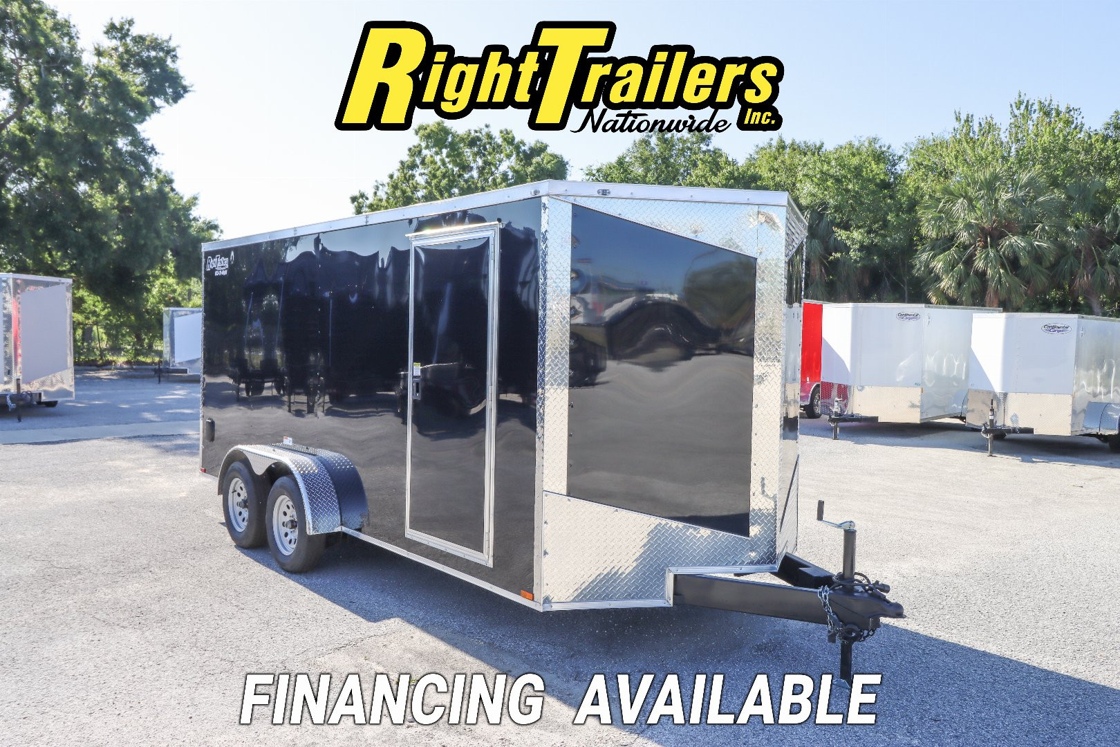 New 2025 7X16 Hook and Line CARGO TRAILER