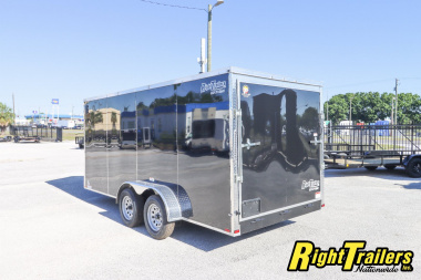 New 2025 7X16 Hook and Line CARGO TRAILER