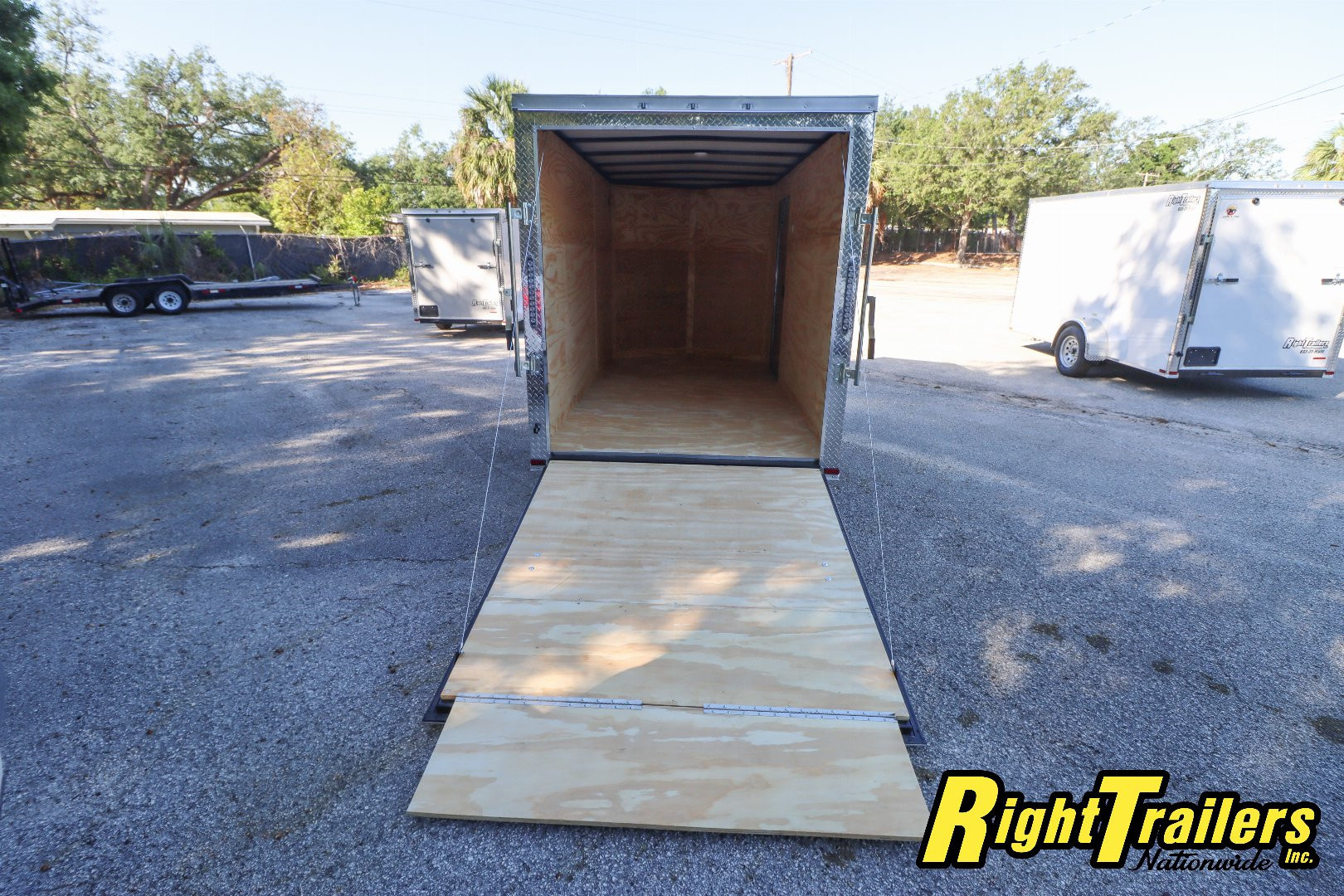 New 6X12 Hook and Line Cargo Trailer