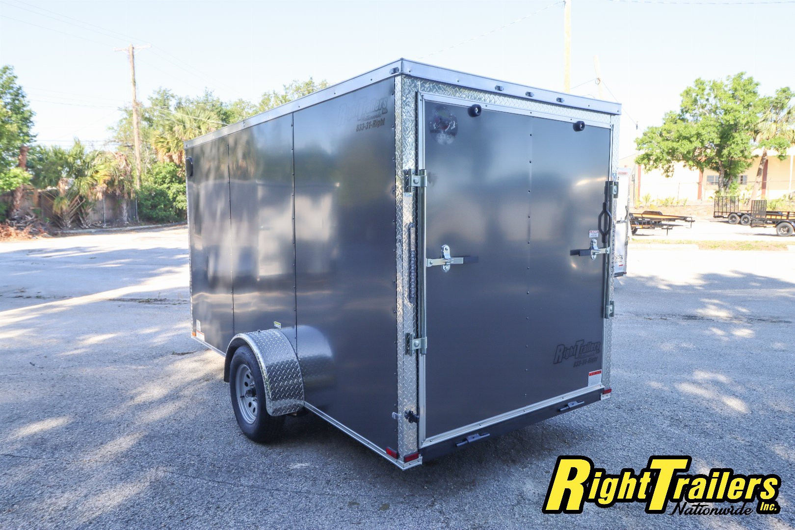 New 6X12 Hook and Line Cargo Trailer