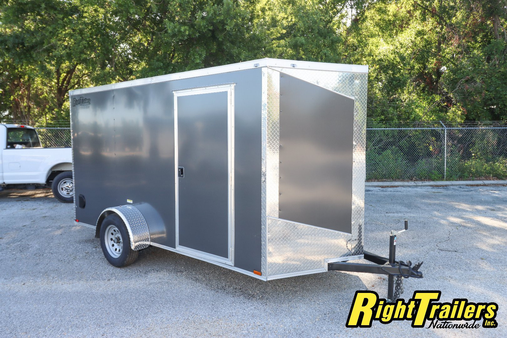 New 6X12 Hook and Line Cargo Trailer