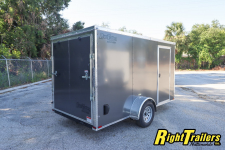 New 6X12 Hook and Line Cargo Trailer