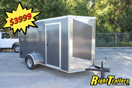 New 6X12 Hook and Line Cargo Trailer