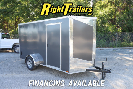 New 6X12 Hook and Line Cargo Trailer