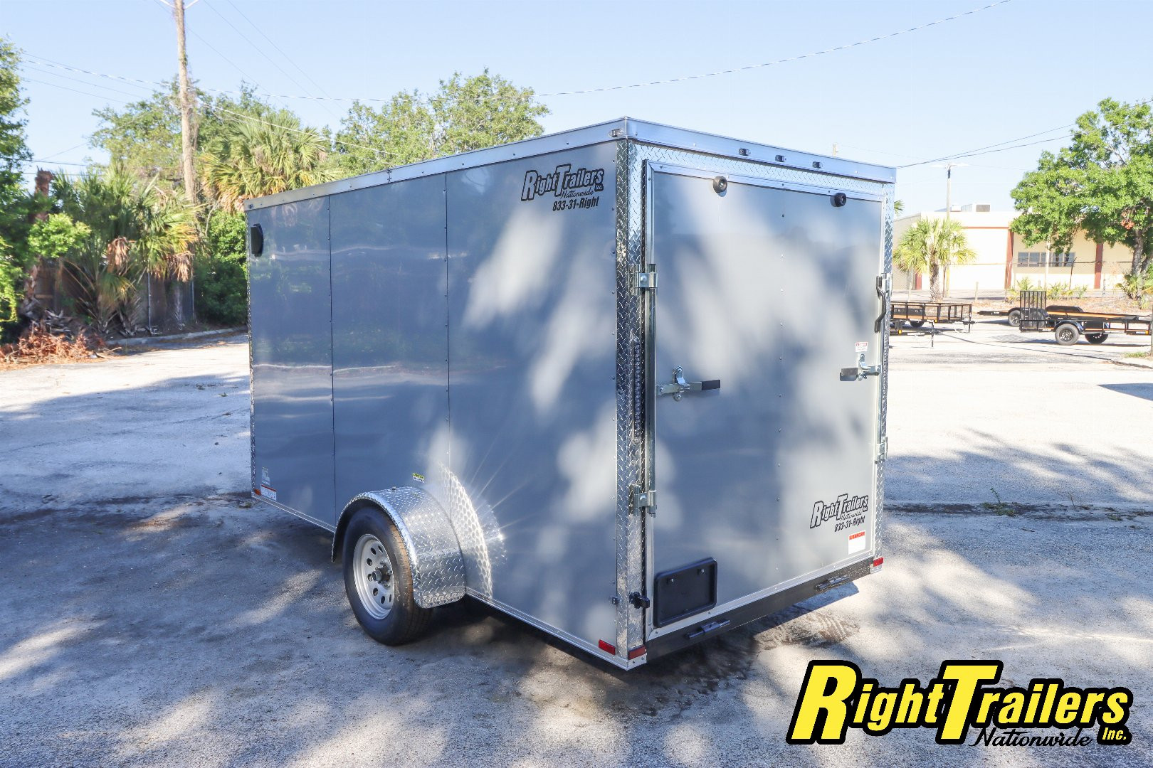 New 6X12 Hook and Line Cargo Trailer