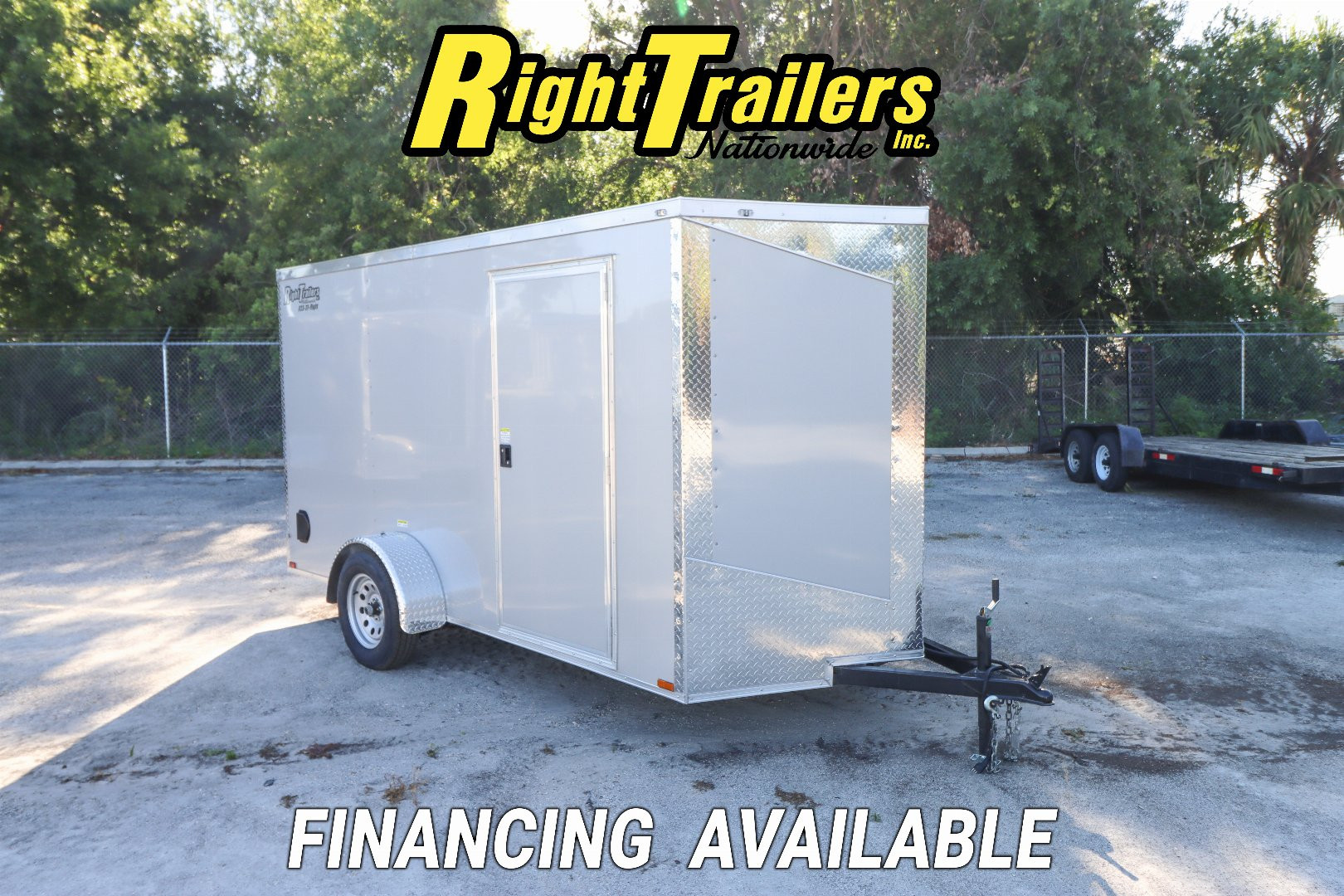 New 6X12 Hook and Line Cargo Trailer