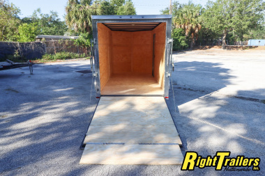 New 6X12 Hook and Line Cargo Trailer