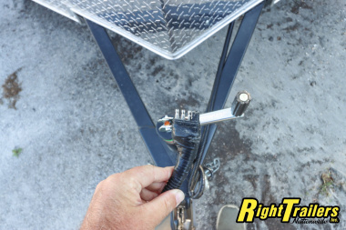 New 6X12 Hook and Line Cargo Trailer