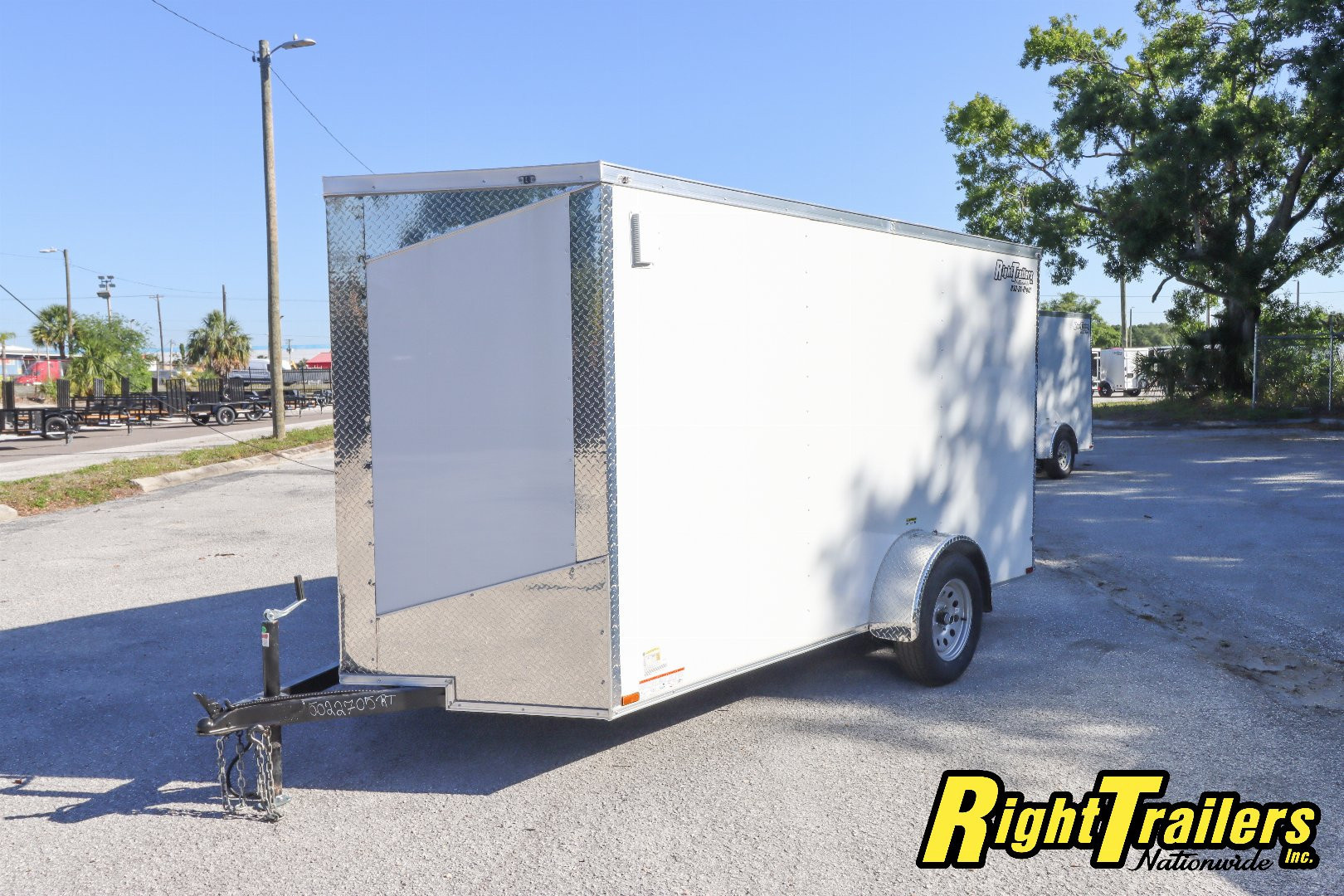 New 6X12 Hook and Line Cargo Trailer