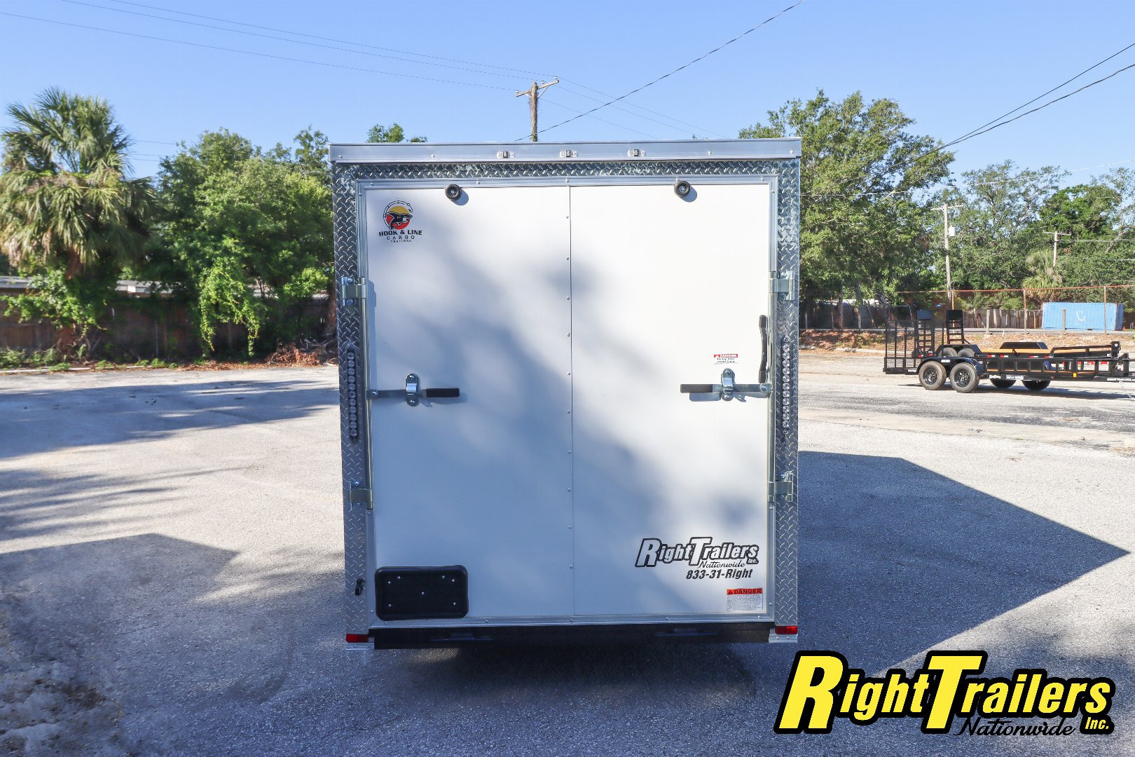 New 6X12 Hook and Line Cargo Trailer