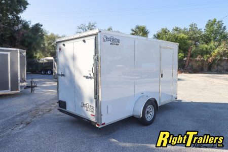 New 6X12 Hook and Line Cargo Trailer