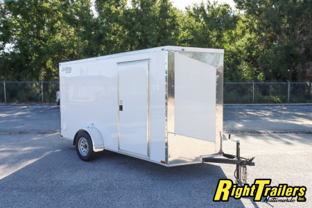 New 6X12 Hook and Line Cargo Trailer