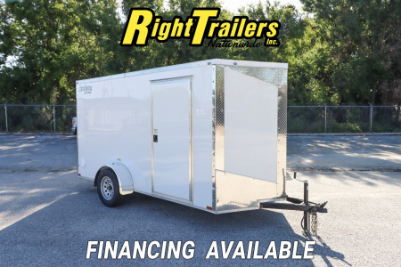 New 6X12 Hook and Line Cargo Trailer