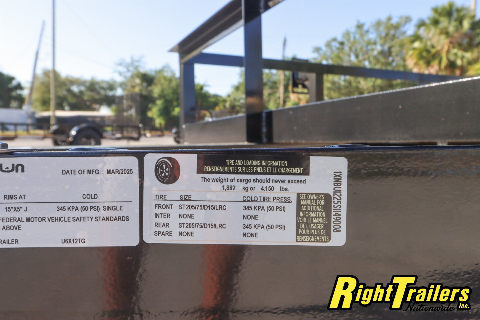 New 2025 6X12 Triple Crown Utility Trailer