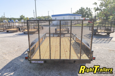 New 2025 6X12 Triple Crown Utility Trailer