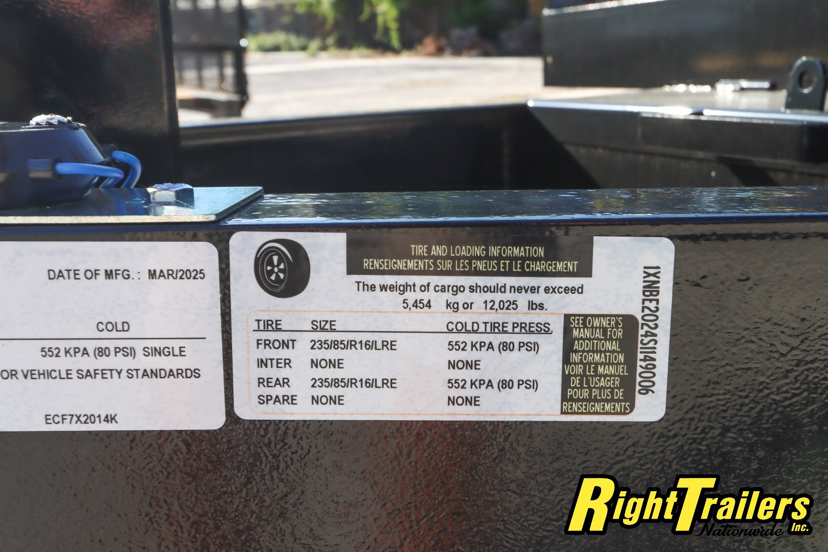 New 2025 7X20 Triple Crown Equipment Trailer