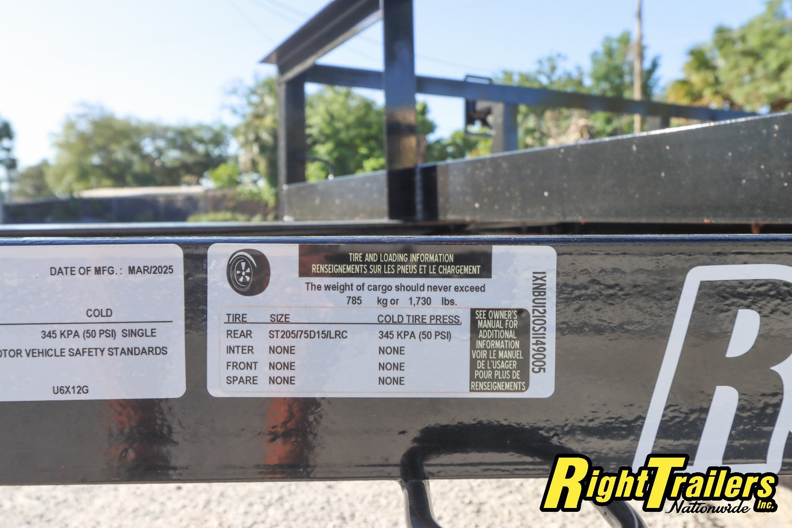 New 2025 6X12 Triple Crown Utility Trailer