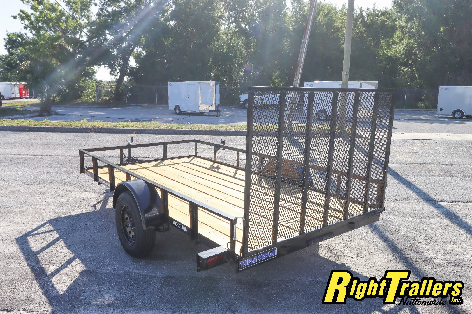 New 2025 6X12 Triple Crown Utility Trailer