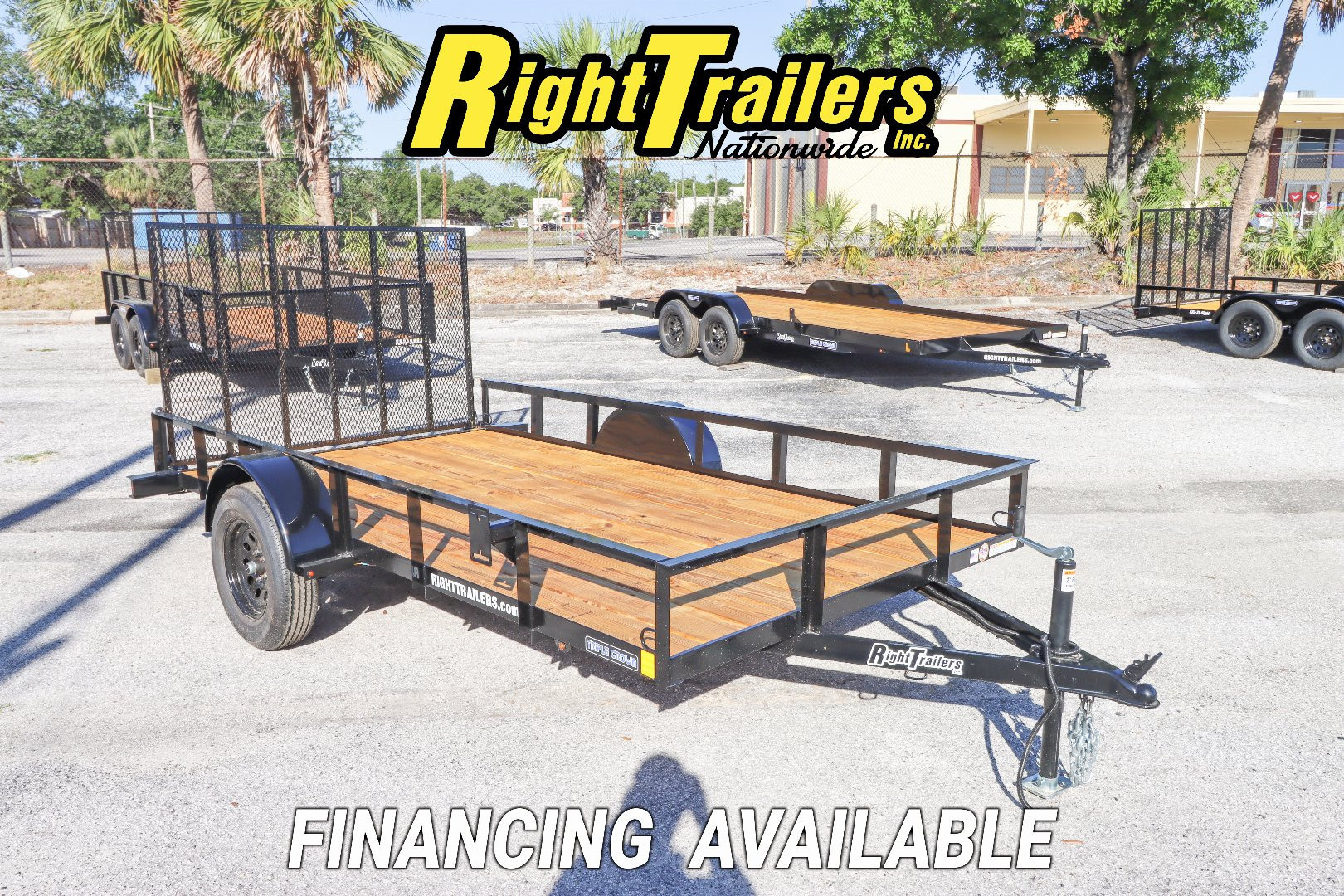 New 2025 6X12 Triple Crown Utility Trailer