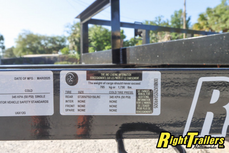 New 2025 6X12 Triple Crown Utility Trailer