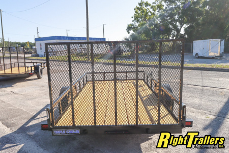 New 2025 6X12 Triple Crown Utility Trailer