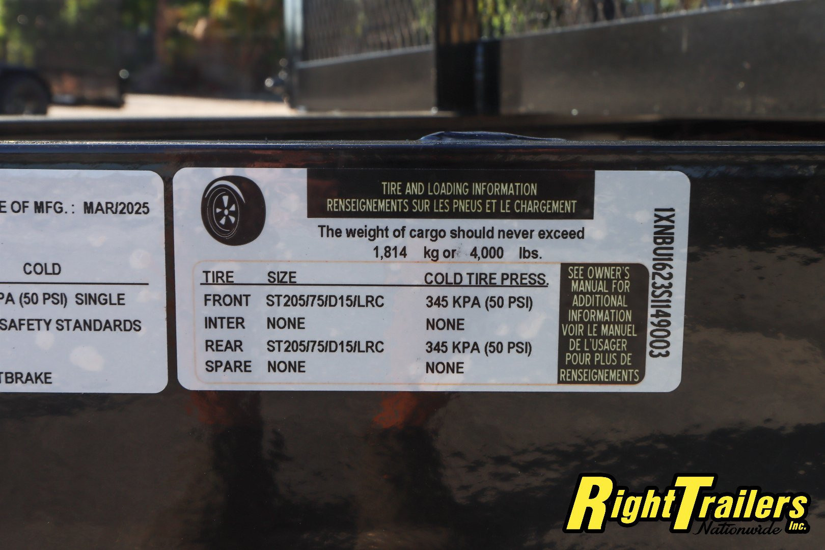 New 2025 6X16 Triple Crown Utility Trailer