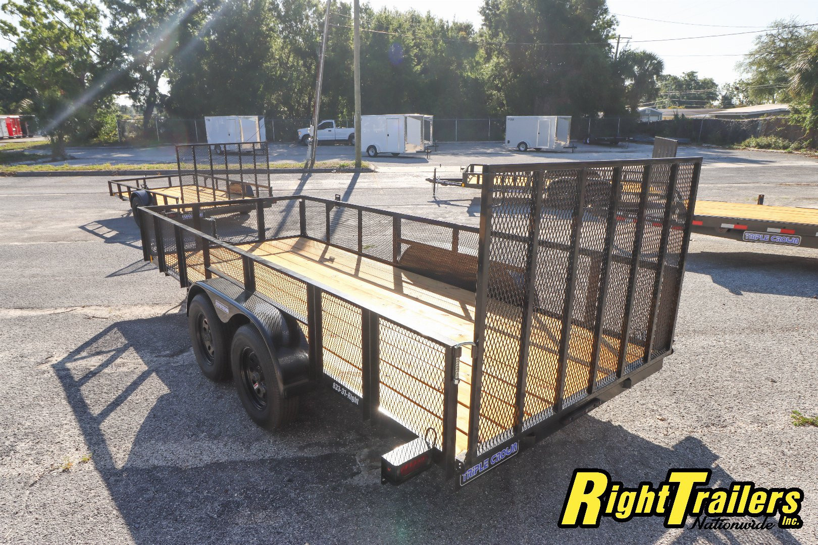 New 2025 6X16 Triple Crown Utility Trailer