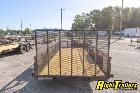 New 2025 6X16 Triple Crown Utility Trailer