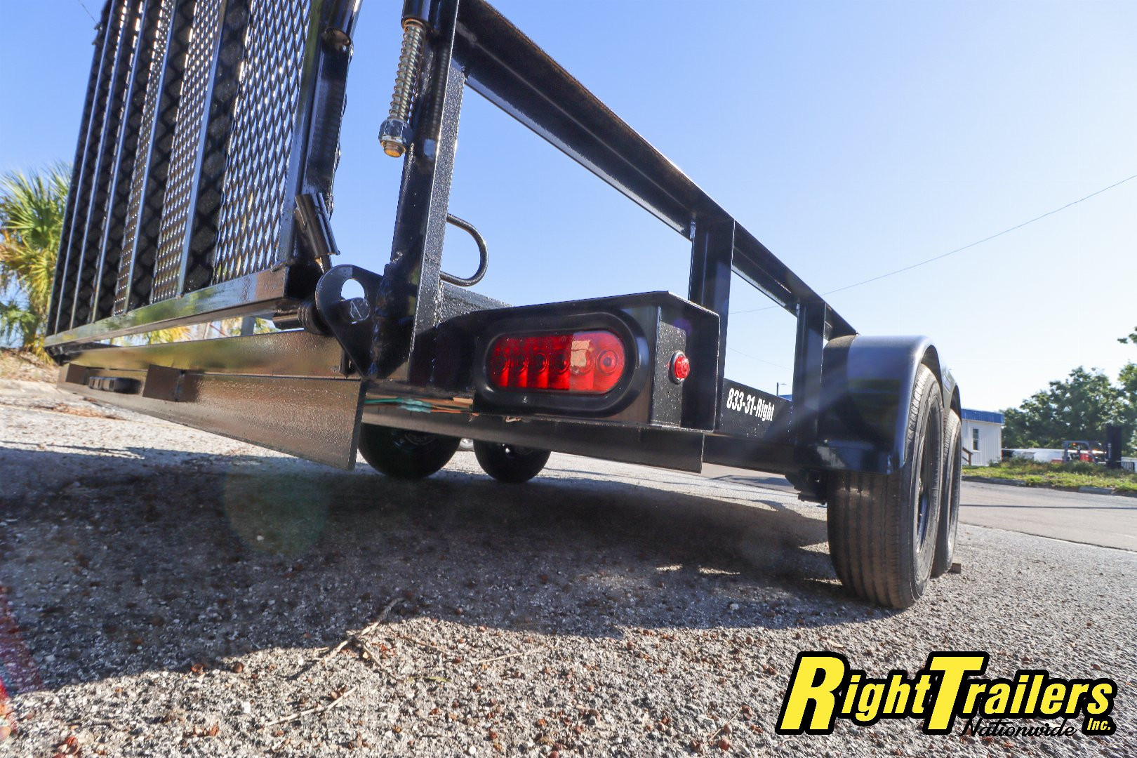 New 2025 7X16 Triple Crown ATV Utility Trailer