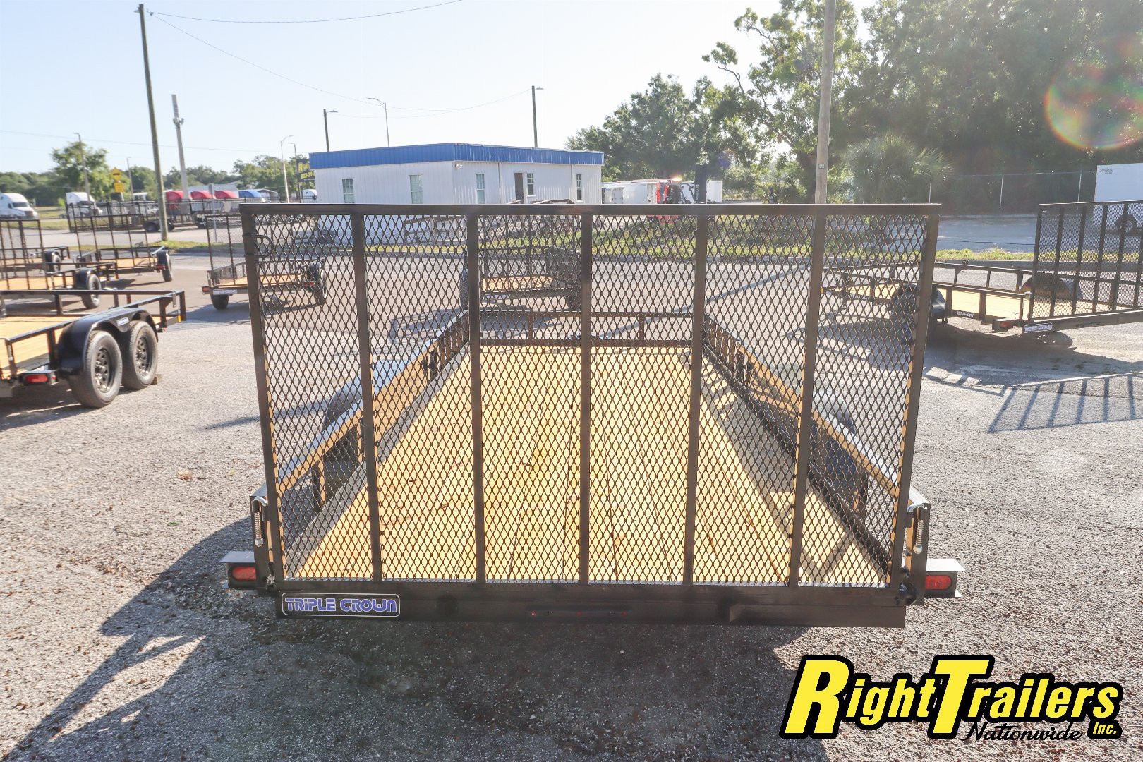 New 2025 7X16 Triple Crown ATV Utility Trailer
