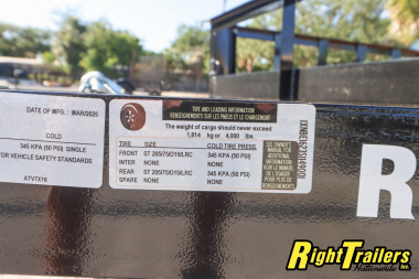 New 2025 7X16 Triple Crown ATV Utility Trailer