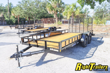 New 2025 7X16 Triple Crown ATV Utility Trailer
