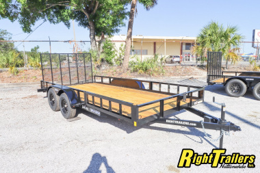 New 2025 7X16 Triple Crown ATV Utility Trailer