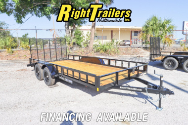 New 2025 7X16 Triple Crown ATV Utility Trailer
