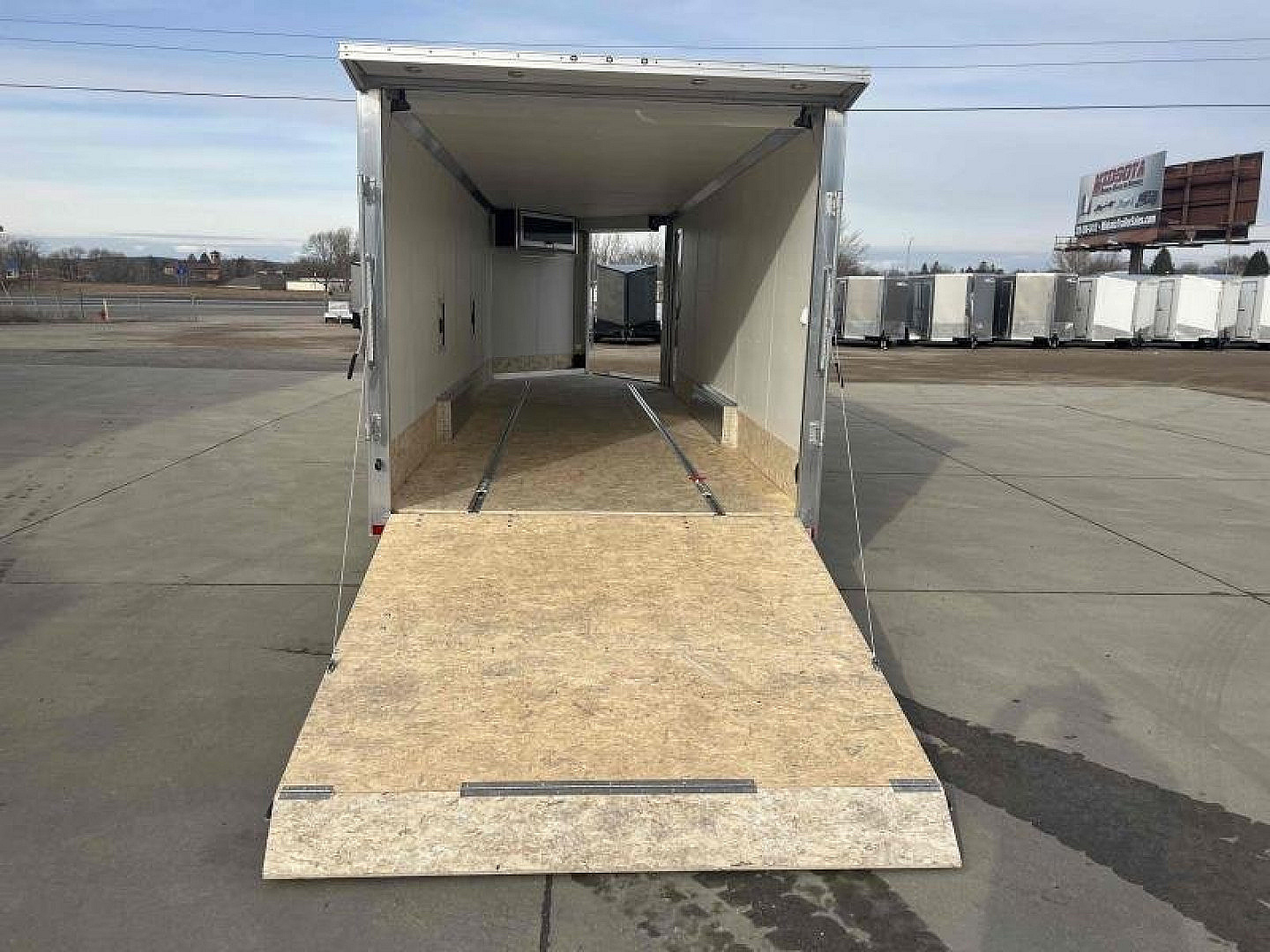 New 2024 Ez-Hauler7.5X29 Enclosed Snowmobile Trailer - 847