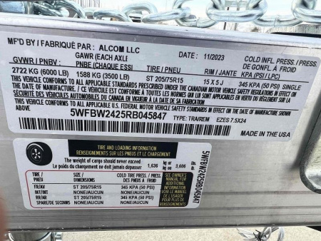 New 2024 Ez-Hauler7.5X29 Enclosed Snowmobile Trailer - 847