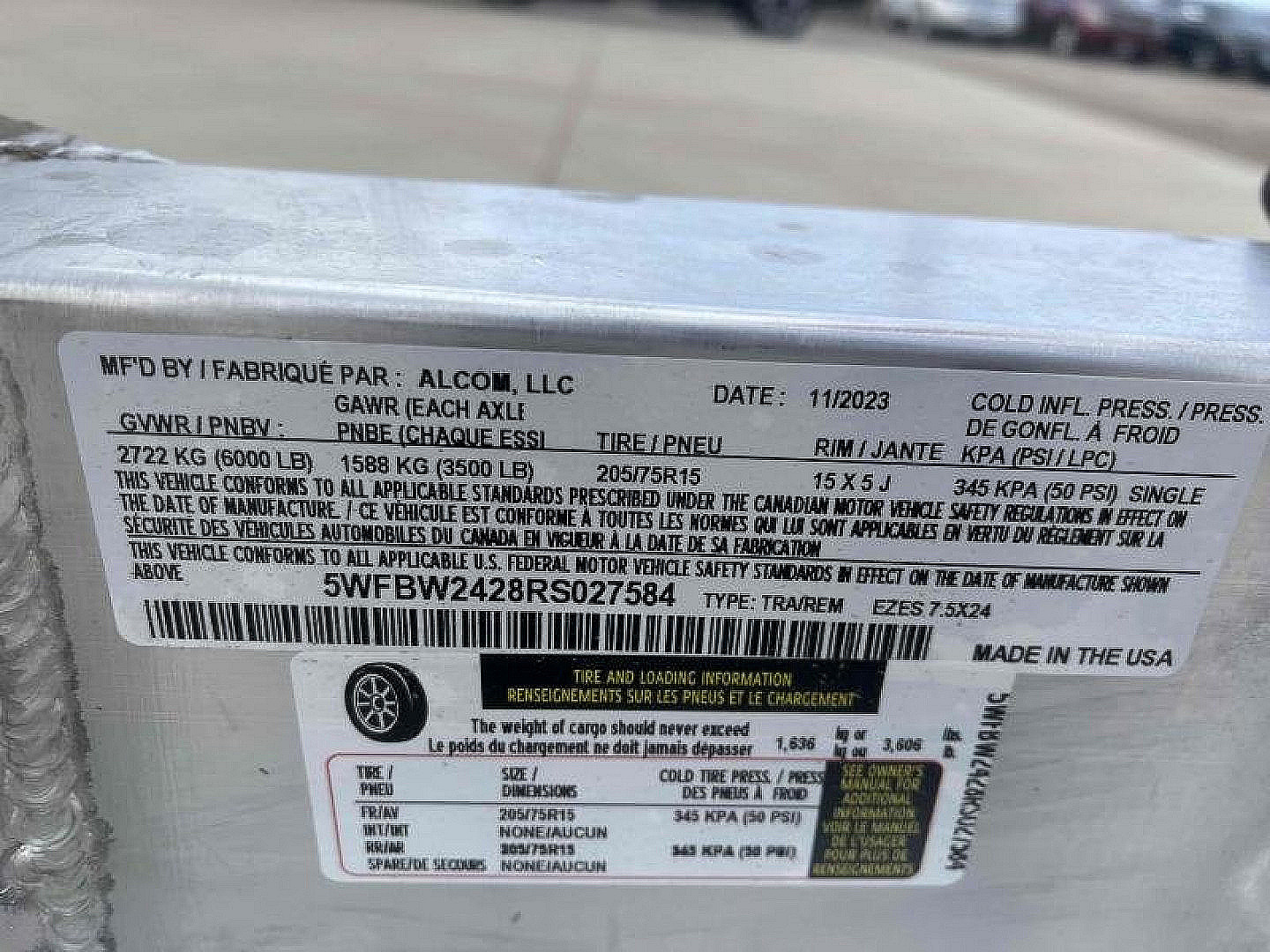 New 2024 Ez-Hauler7.5X29 Enclosed Snowmobile Trailer - 584