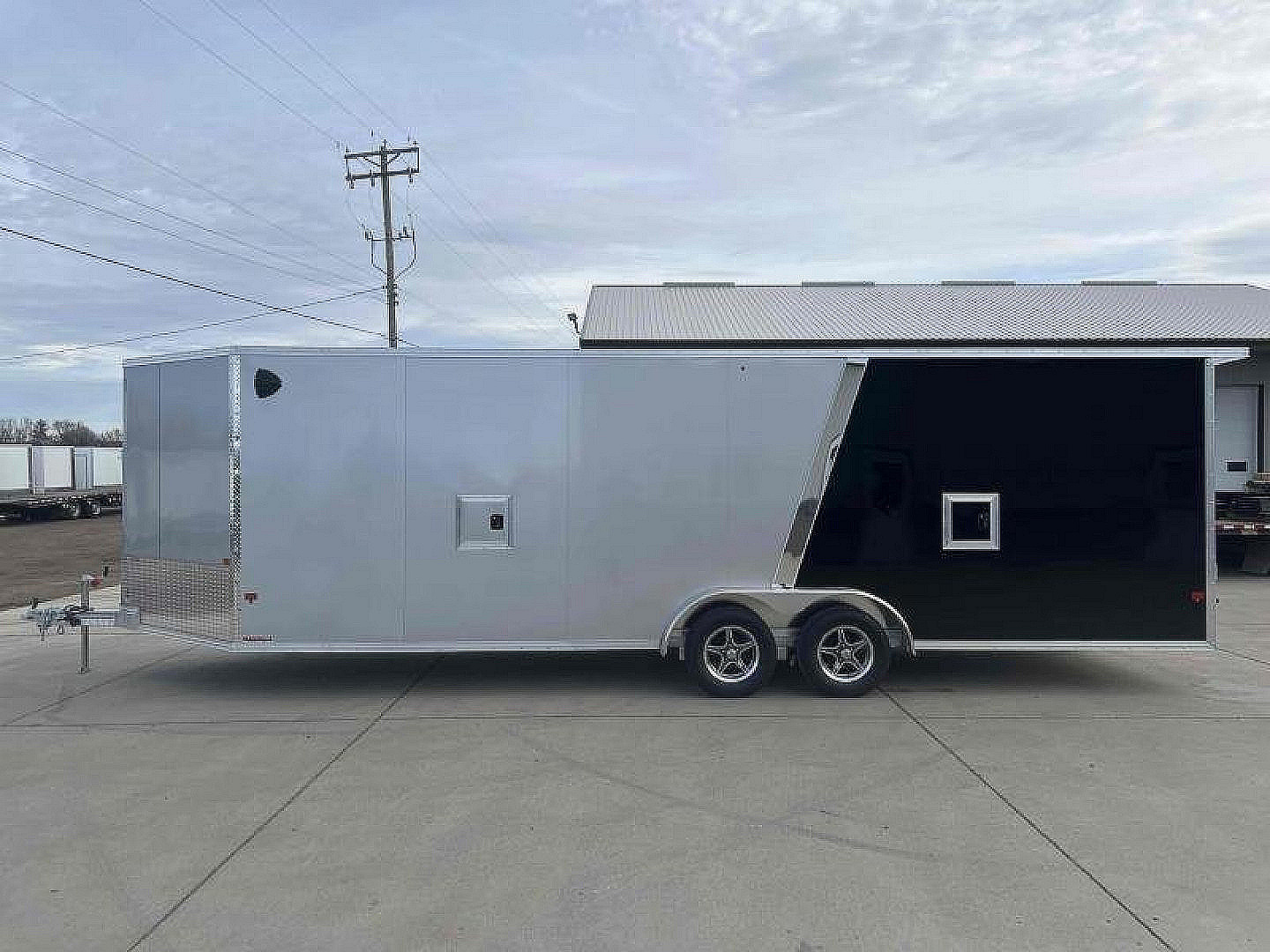 New 2024 Ez-Hauler7.5X29 Enclosed Snowmobile Trailer - 584
